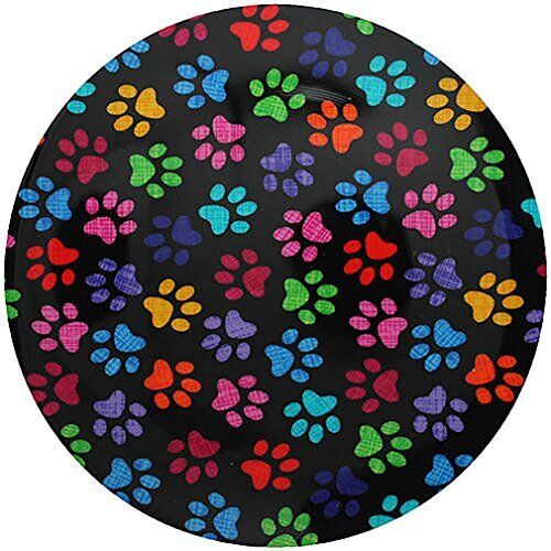 Andreas Round Silicone Mat Jar Opener, Colorful Paws, 6.25 Inch