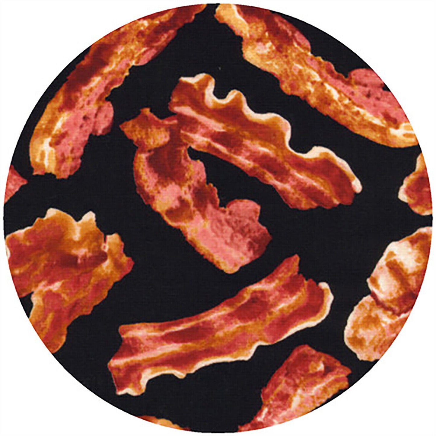Andreas Round Silicone Mat Jar Opener, Bacon, 6.25 Inch