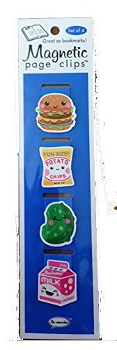Lunch Treats Magnetic Page Clips Set of 4 By Re-marks