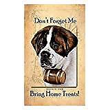Saint Bernard Dog Baggage Buddies Luggage Tag 4"