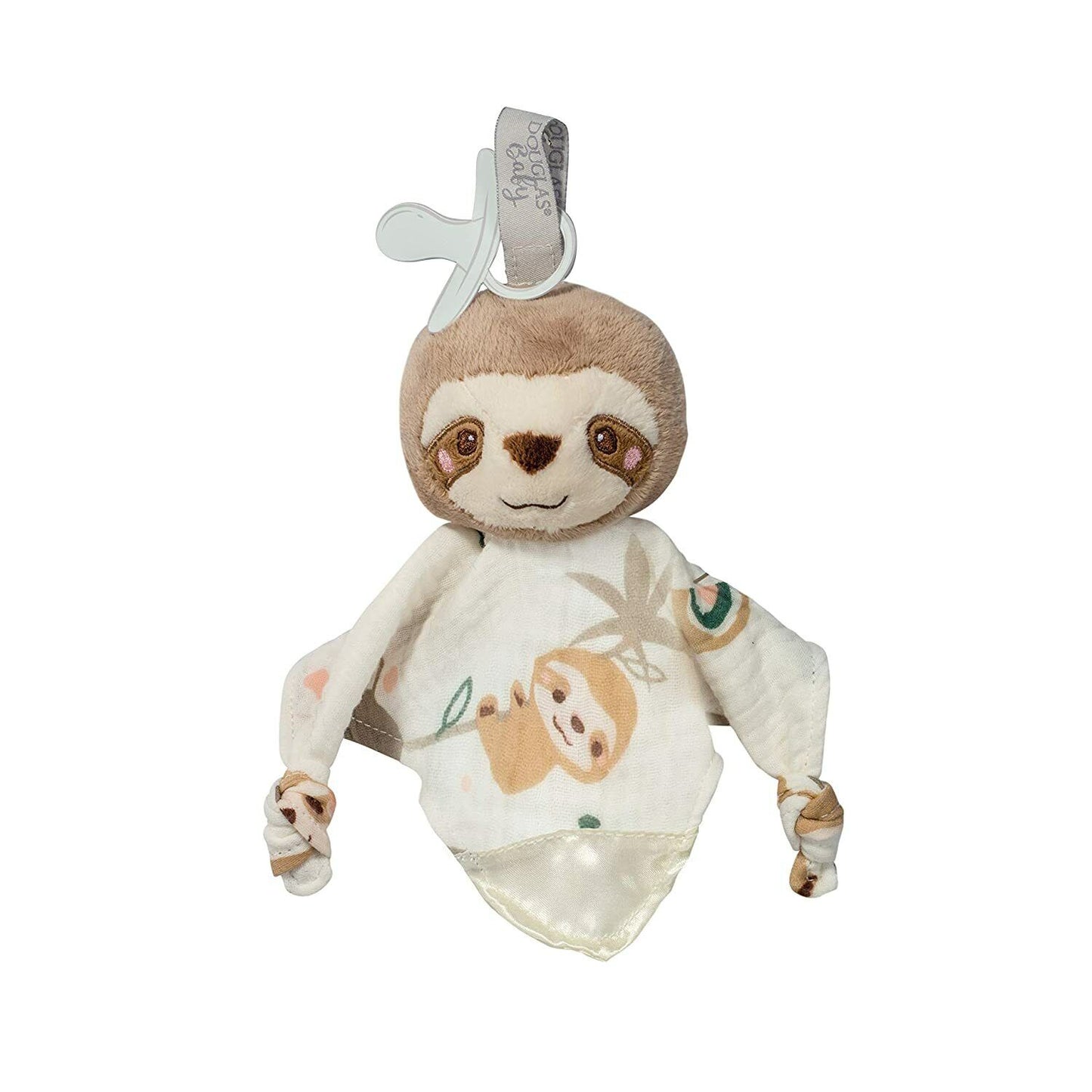 Douglas Baby Stanley Sloth Paci Lovey Pacifier Holder