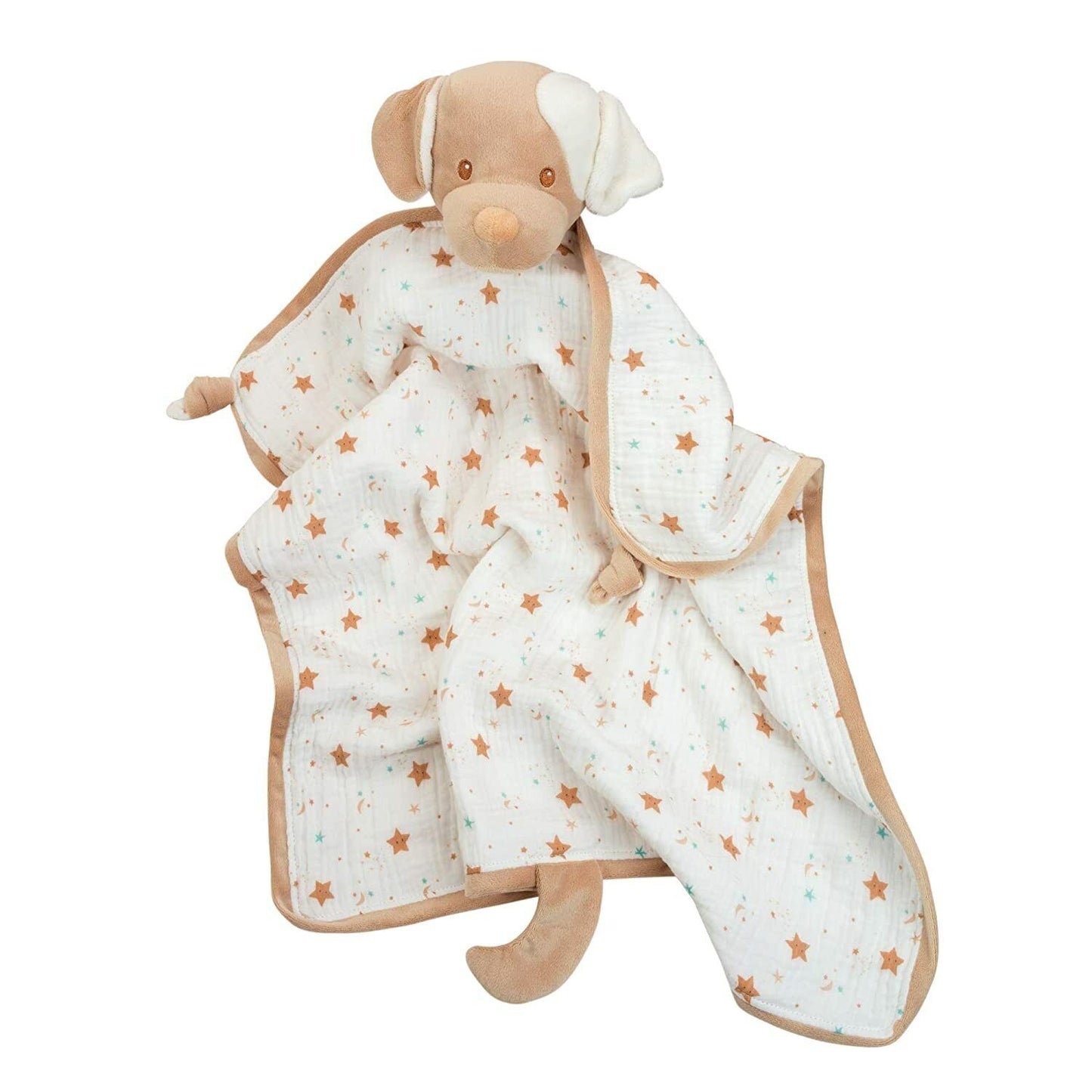 Douglas Baby Auggie Tan Puppy Dog Blanki Lovey Blanket, 24"