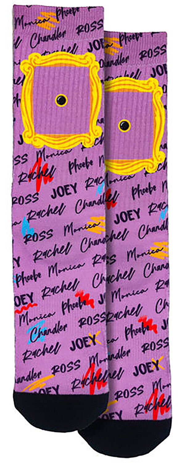 Spoontiques Fun Crew Socks, One Size Fits Most - Friends