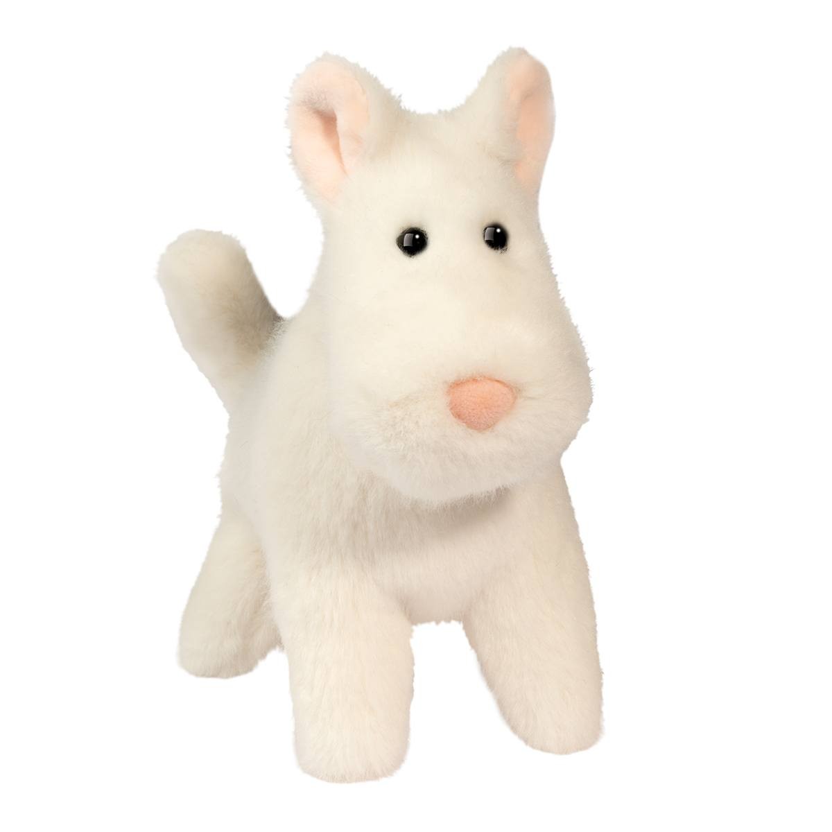 Douglas Toys Janice Cream Terrier Dog Muzzle Plush Stuffed Animal Toy, 8.5" long