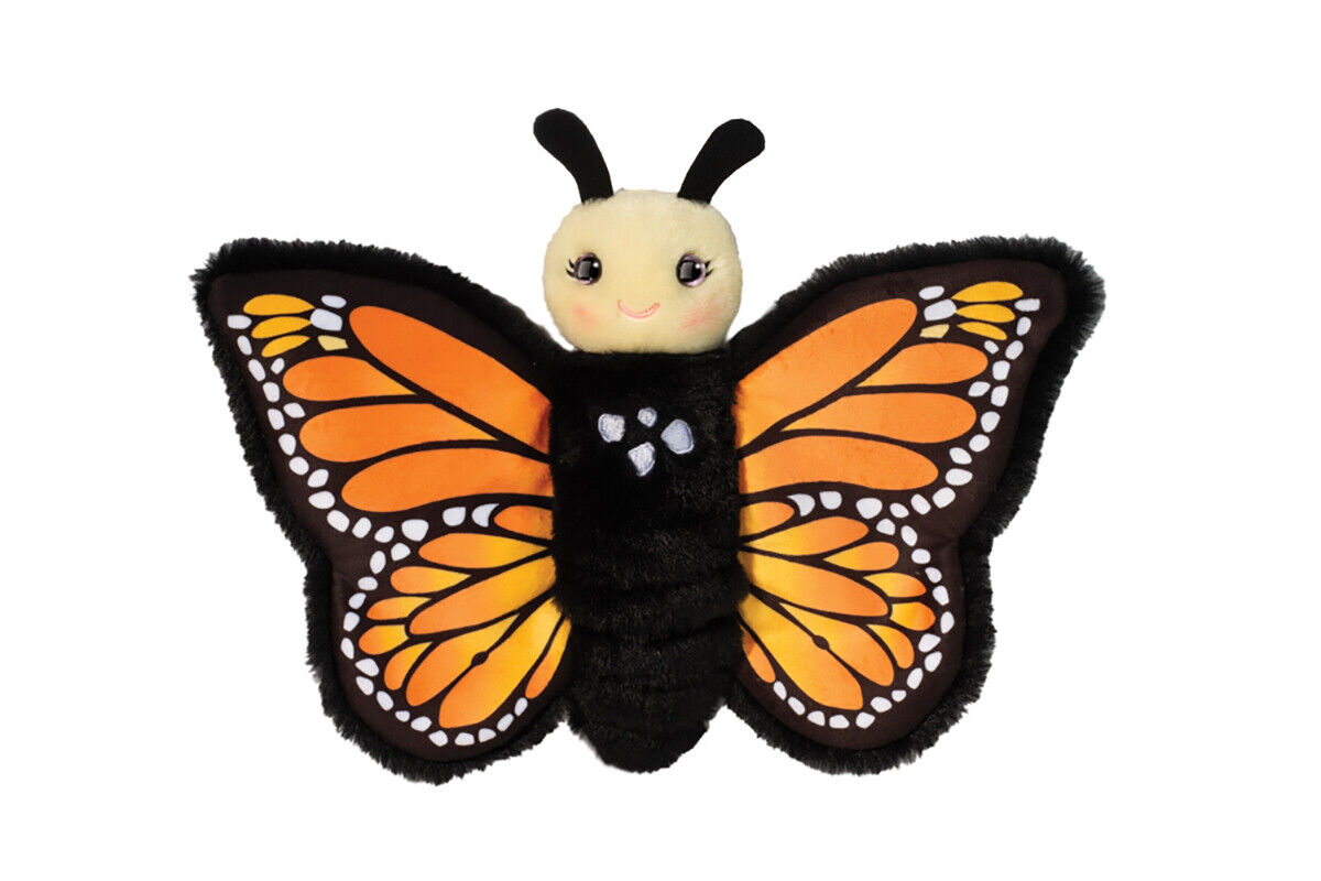 Douglas Marisol Monarch Butterfly Plush Stuffed Animal, 11" wide