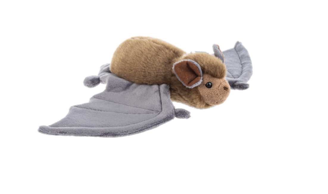 Ganz Heritage Collection Bat Brown & Black Plush Stuffed Animal Toy, 10" wide