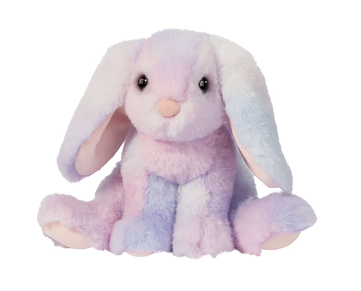 Douglas Toy Dreamie Mini Bunny Soft Plush Stuffed Animal, Purple Tie Dye , 6 in