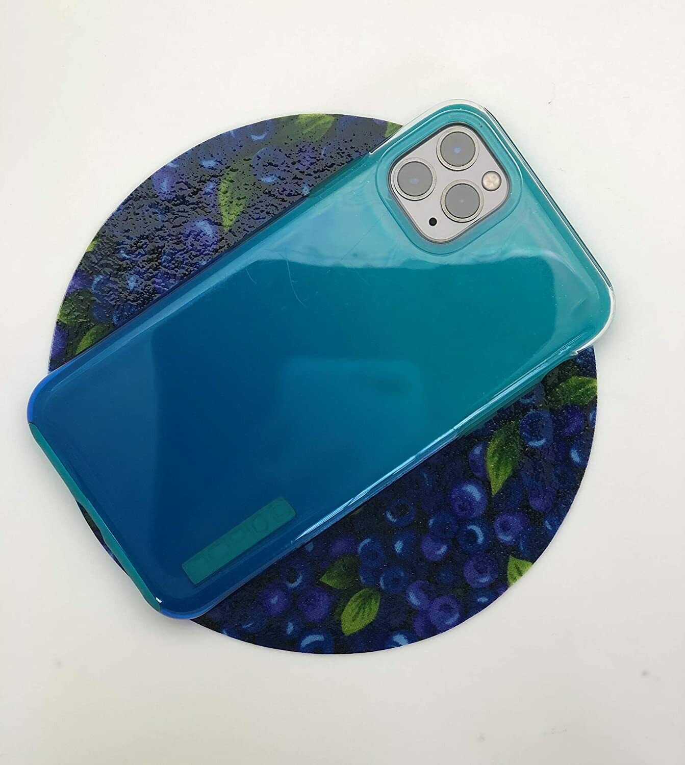 Andreas Round Silicone Mat Jar Opener, Blueberries, 6.25 Inch