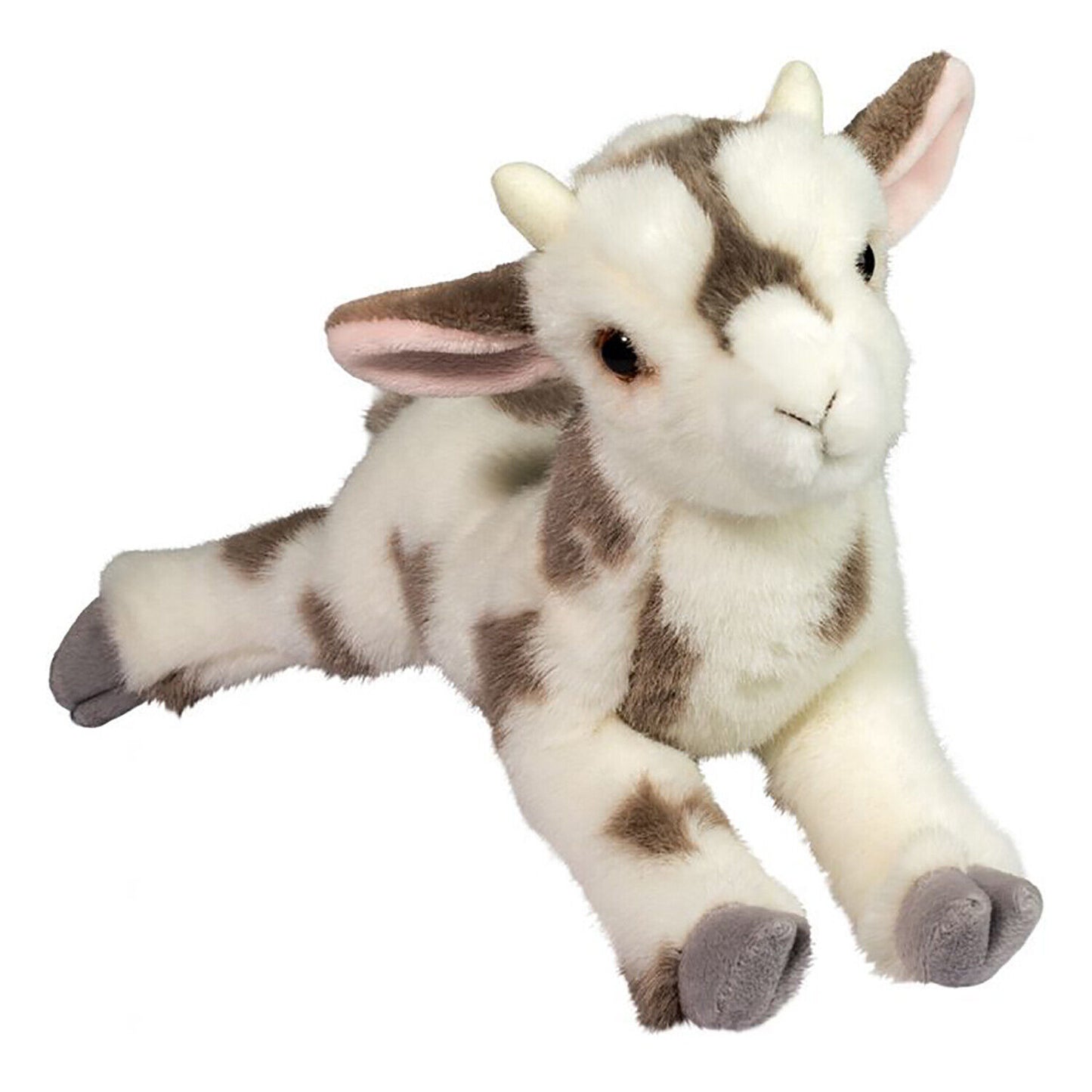 Douglas Gisele Dlux Spotted Goat Plush Cuddle Toy 13" L