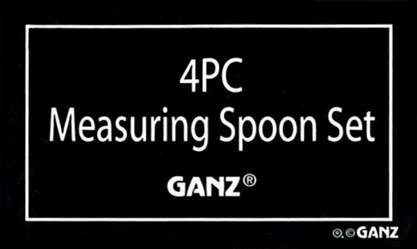 Ganz 4-Piece Set - Measuring Spoons Set, Farmhouse Pigs with Flowers