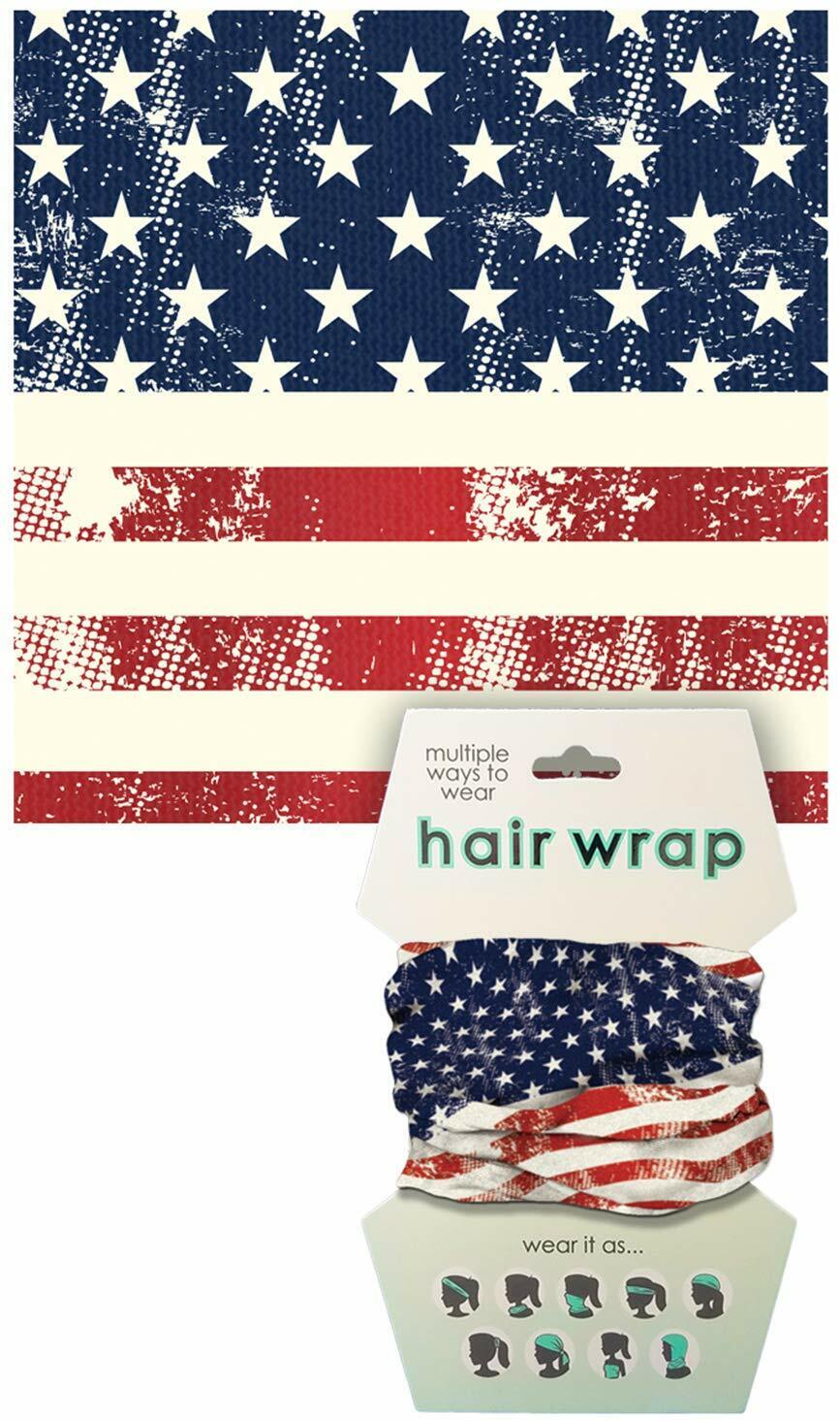 Spoontiques American Flag Hair and Face Wrap