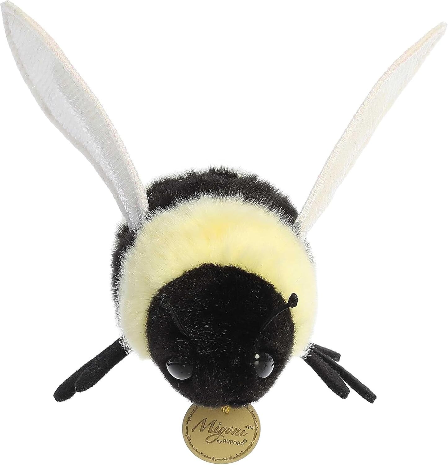 Aurora® Realistic Miyoni® Bumblebee Plush Stuffed Animal- 7.5 in