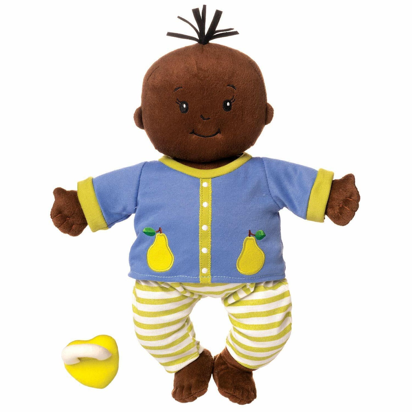 Manhattan Toy Baby Stella Ethnic Brown Doll 15" Soft First Baby Doll