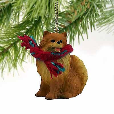Conversation Concepts Pomeranian Miniature Dog Ornament - Red