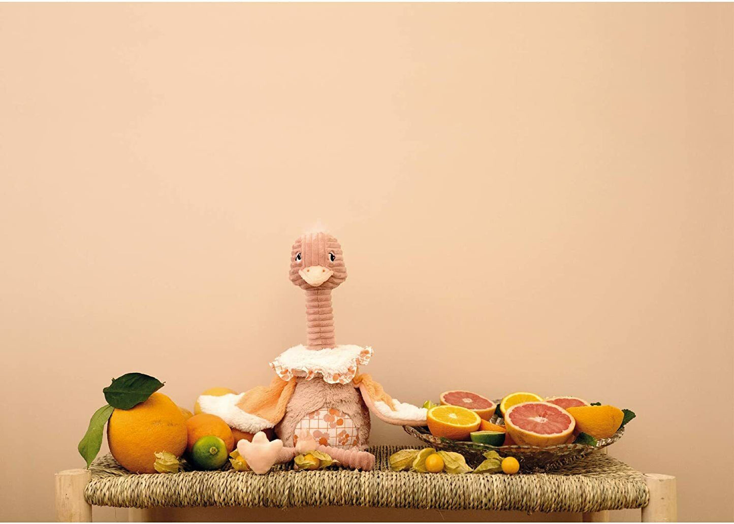 Deglingos Original Pomelos The Ostrich Plush Stuffed Animal Toy, 13"