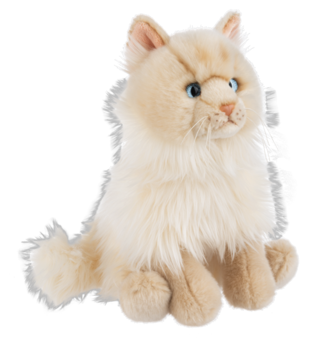 Ganz Heritage Collection Ragamuffin Cream Cat Plush Stuffed Animal Toy, 12"