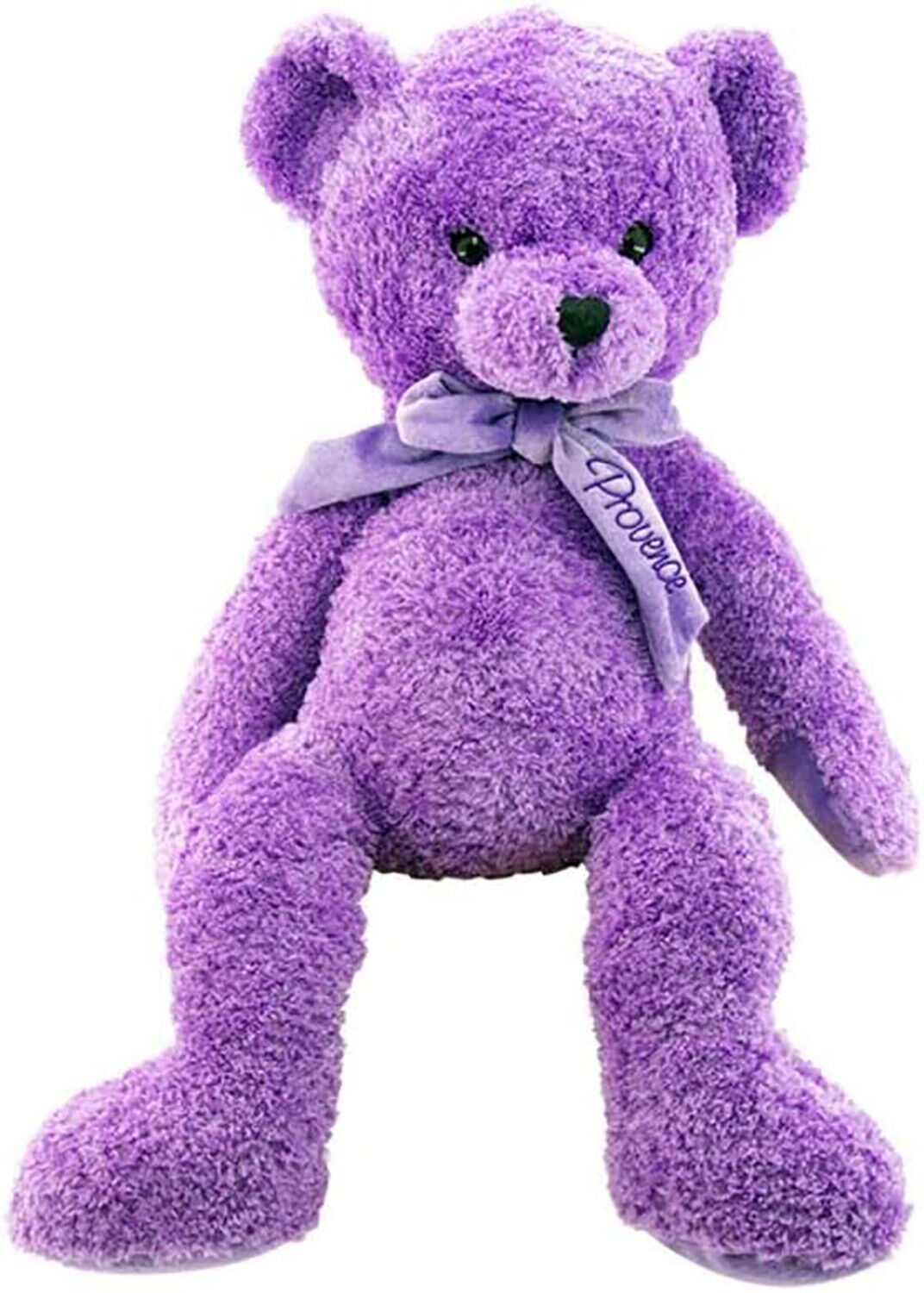 Enesco Kalidou Teddy Bear with Bow Plush Stuffed Animal, 8.6 Inch, Lavender