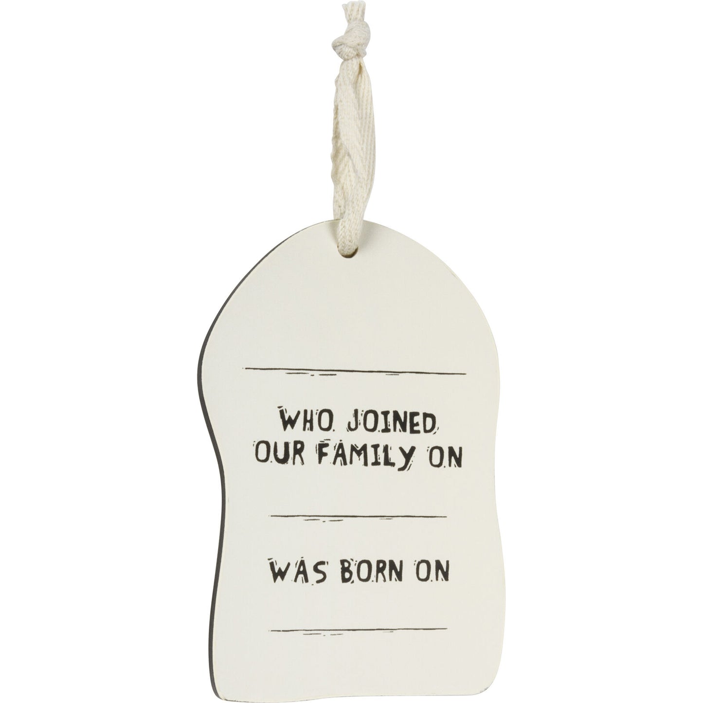 Primitives by Kathy Wooden Hanging Ornament, 2-Sided - I Love My Black Lab