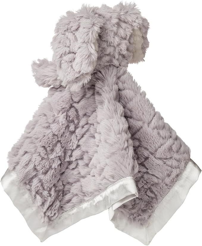 Mary Meyer Putty Nursery Stuffed Animal Security Blanket, Grey Shadow Bunny, 13"