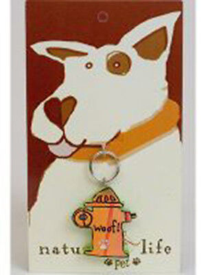 Dog Pet Collar Charm/Zipper Pull "WOOF!" from Natural Life