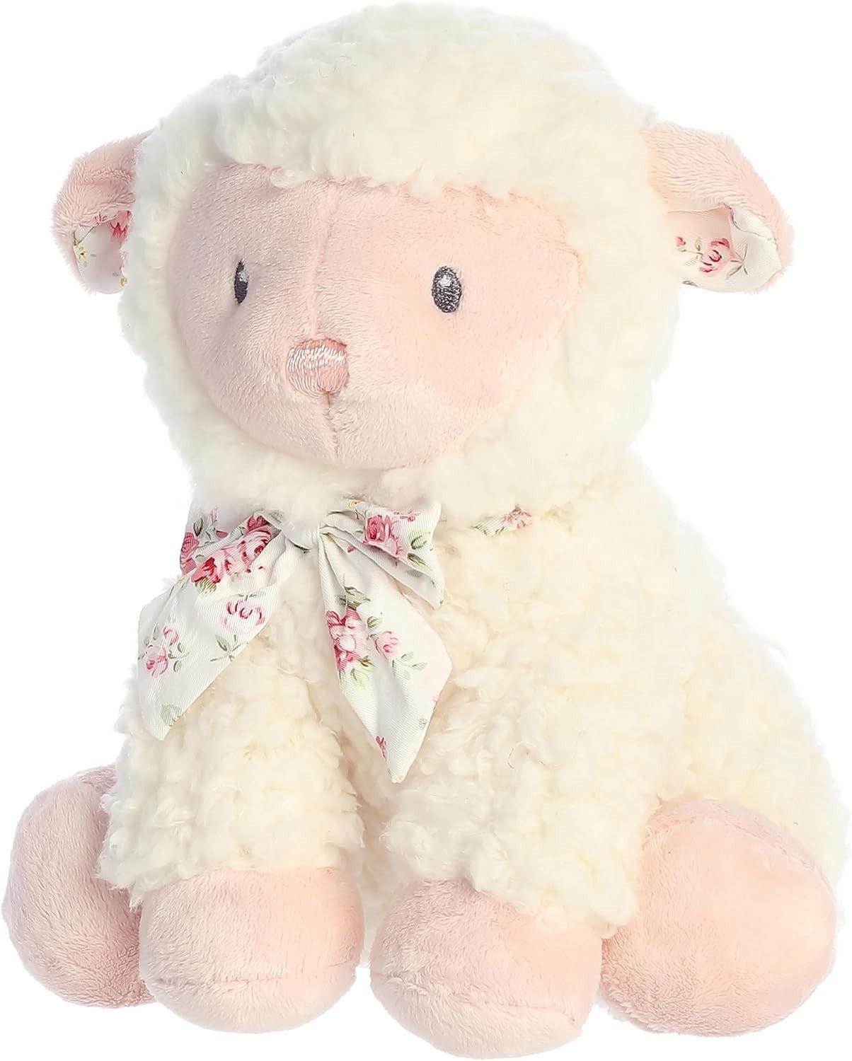 Aurora® Playful Blessing Lamb™ Girl Lamb™ Baby Stuffed Animal Toy, Pink, 9 inch