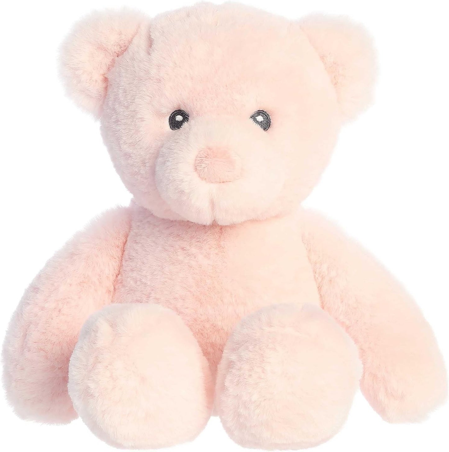 Aurora® Fur-Ebba™ Kori Pink Bear™ Baby Plush Stuffed Animal Toy - Rose 13 inches