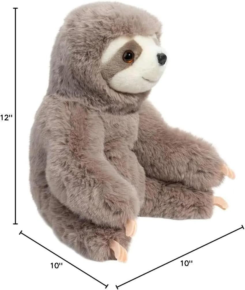 Douglas Super Lizzie Soft Sloth Plush Stuffed Animal Toy - 12 Inches