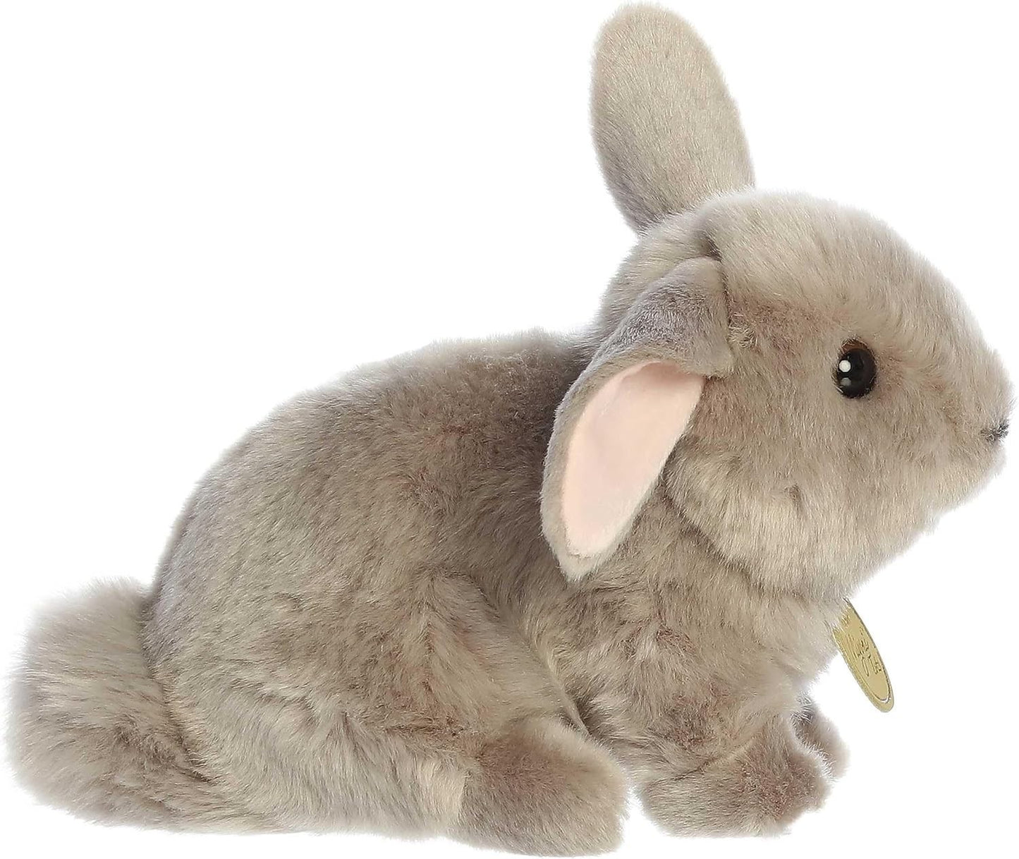 Aurora® Adorable Miyoni® Tots Playful Baby Bunny Stuffed Animal- Gray 8 Inches