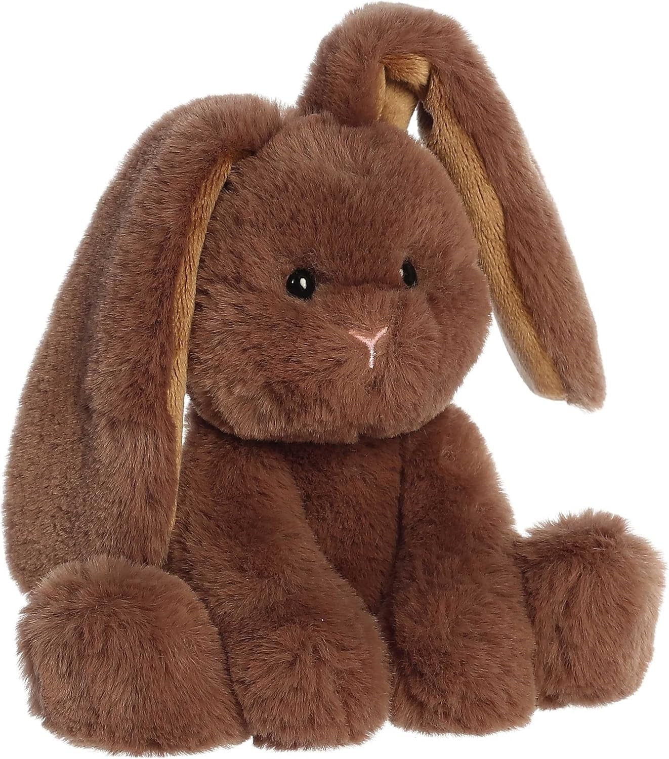 Aurora® Candy Cottontail Bunny Brown Chocolate Plush Stuffed Animal Toy, 9 in
