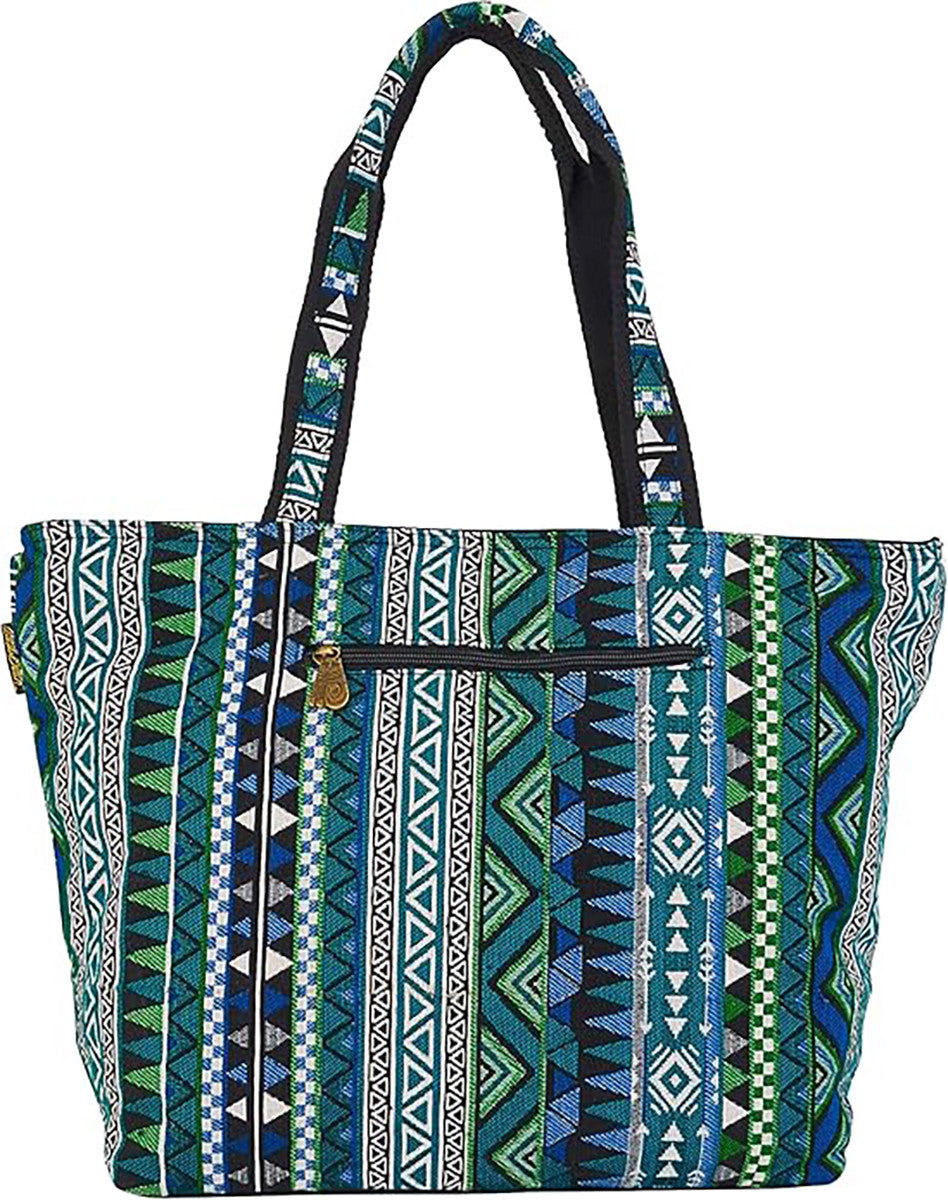 Laurel Burch Moonside Cat Feline Large Shoulder Tote, 20” x 6” x 13”