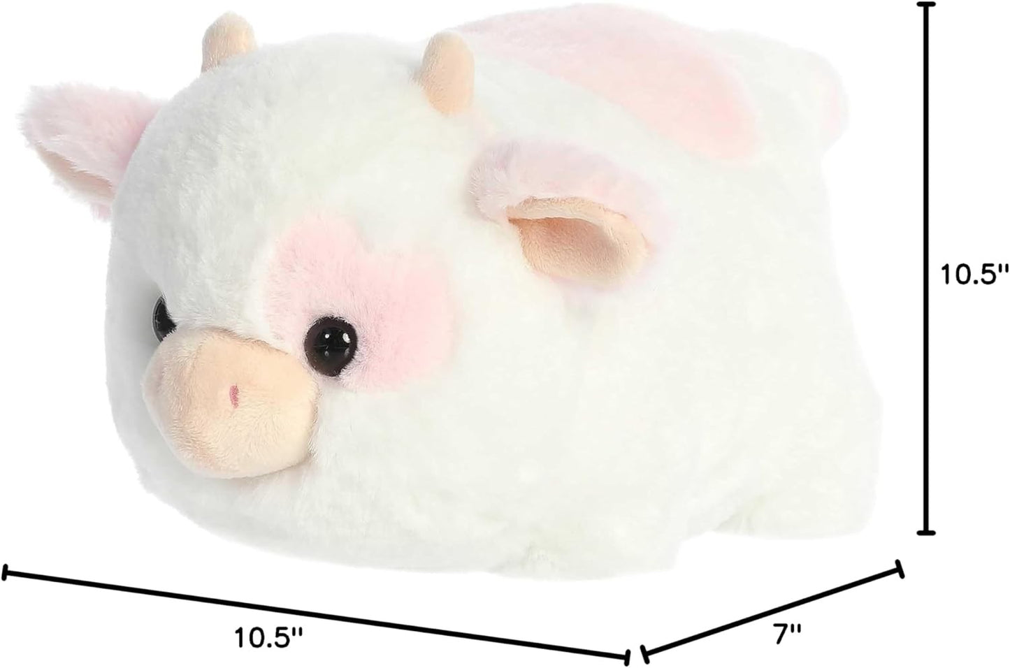 Aurora® Spudsters™ Moonique Strawberry Milk Cow™ Plush Stuffed Animal Toy, 10"