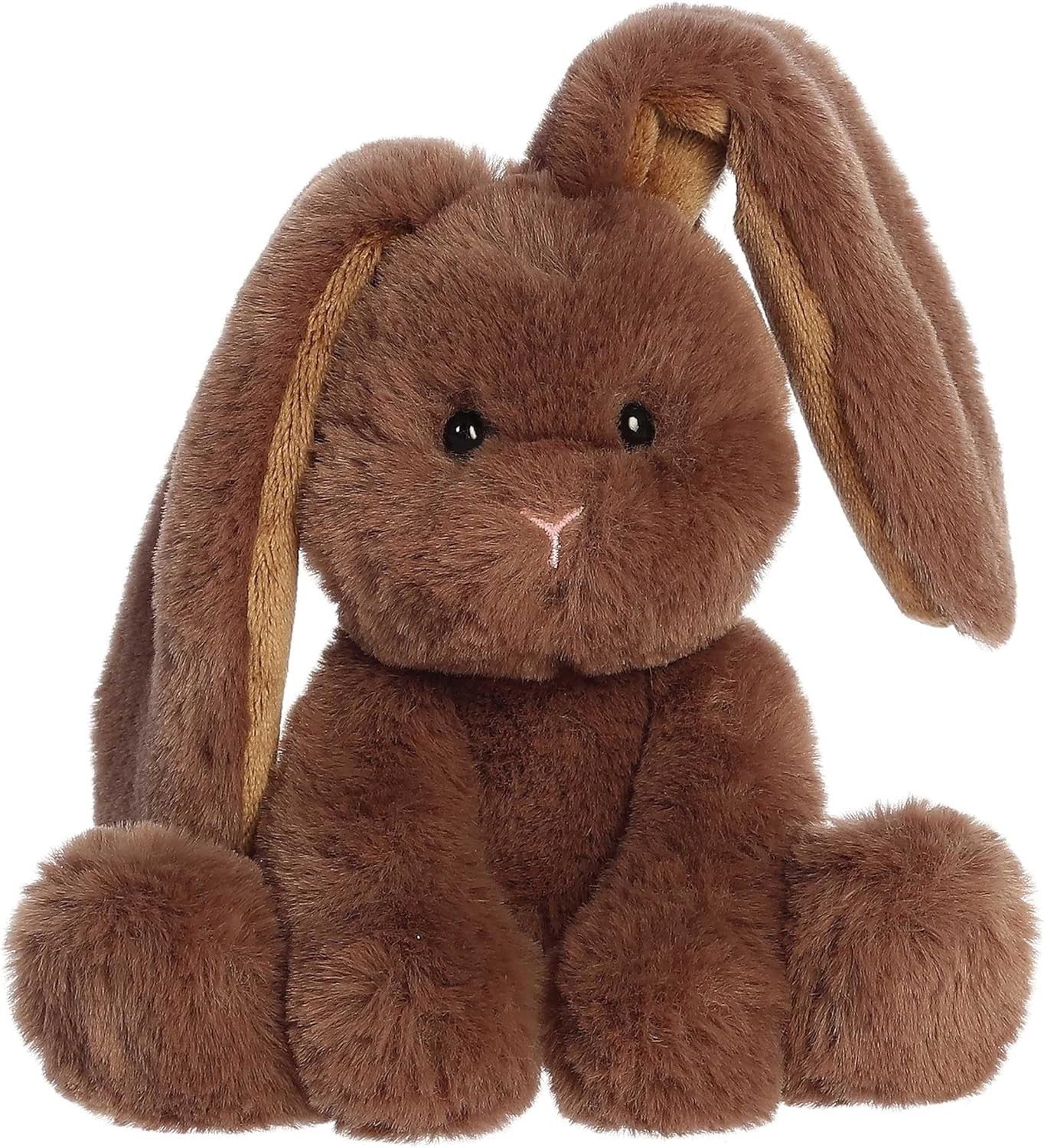 Aurora® Candy Cottontail Bunny Brown Chocolate Plush Stuffed Animal Toy, 9 in