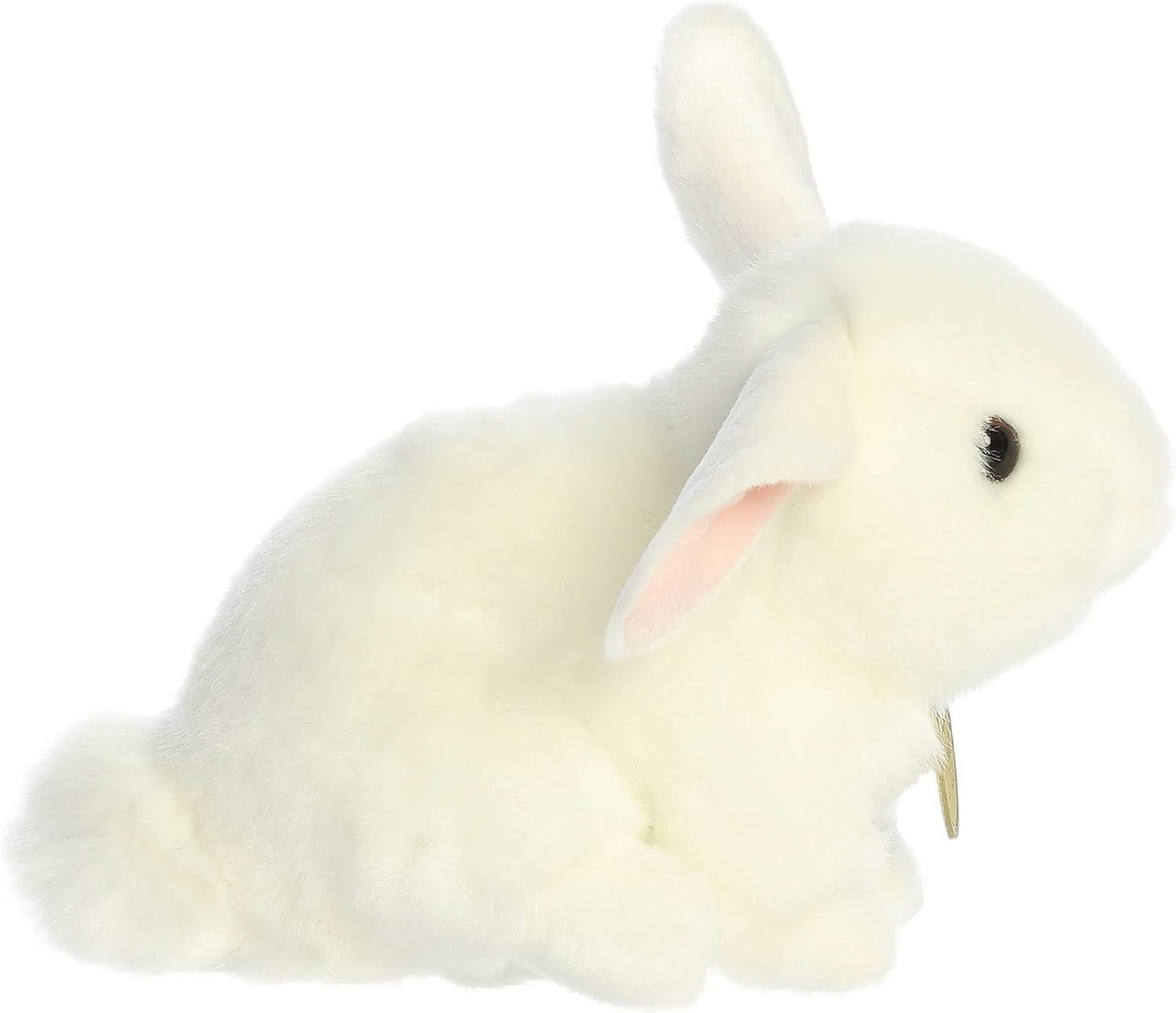 Aurora® Adorable Miyoni® Tots Playful Baby Bunny Stuffed Animal- White 8 Inches