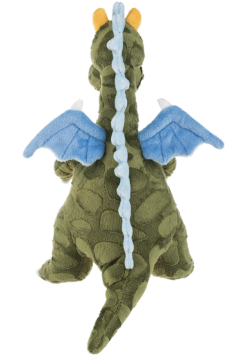 Ganz Dream Dragon Green & Blue w Wings Plush Stuffed Animal Toy, 11" - Scales