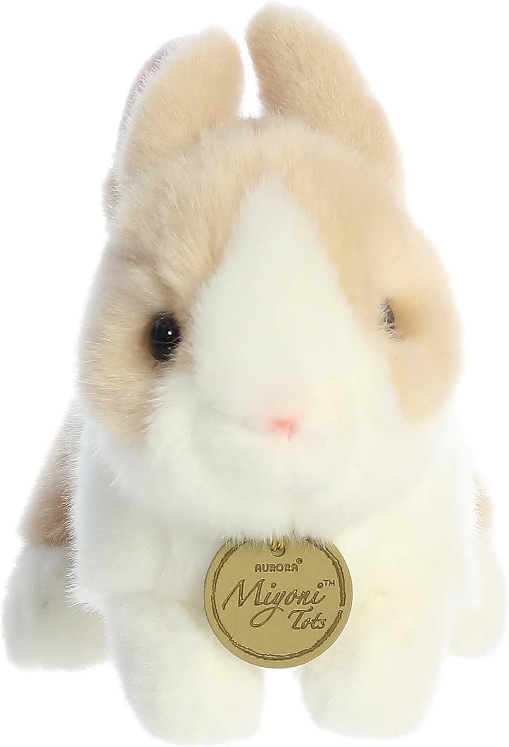 Aurora® Miyoni® Tots Playful Baby Bunny Stuffed Animal- Ginger & White 7.5 In