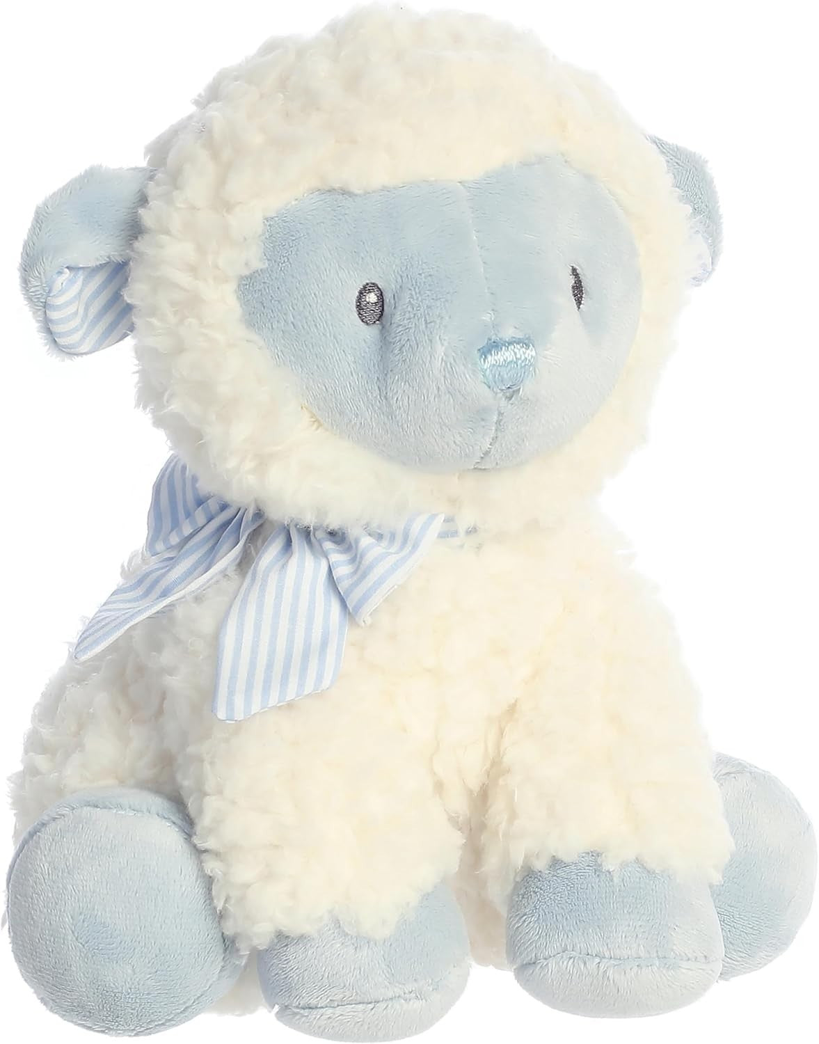 Aurora® Playful Blessing Lamb™ Boy Lamb™ Baby Stuffed Animal Toy, Blue, 9 inch