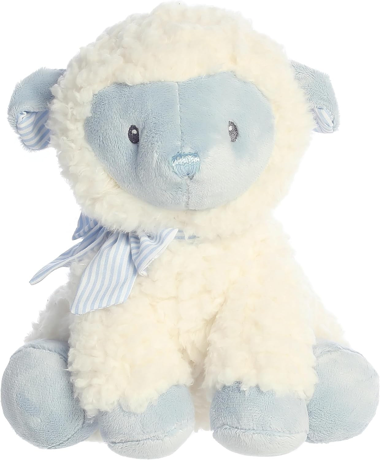 Aurora® Playful Blessing Lamb™ Boy Lamb™ Baby Stuffed Animal Toy, Blue, 9 inch