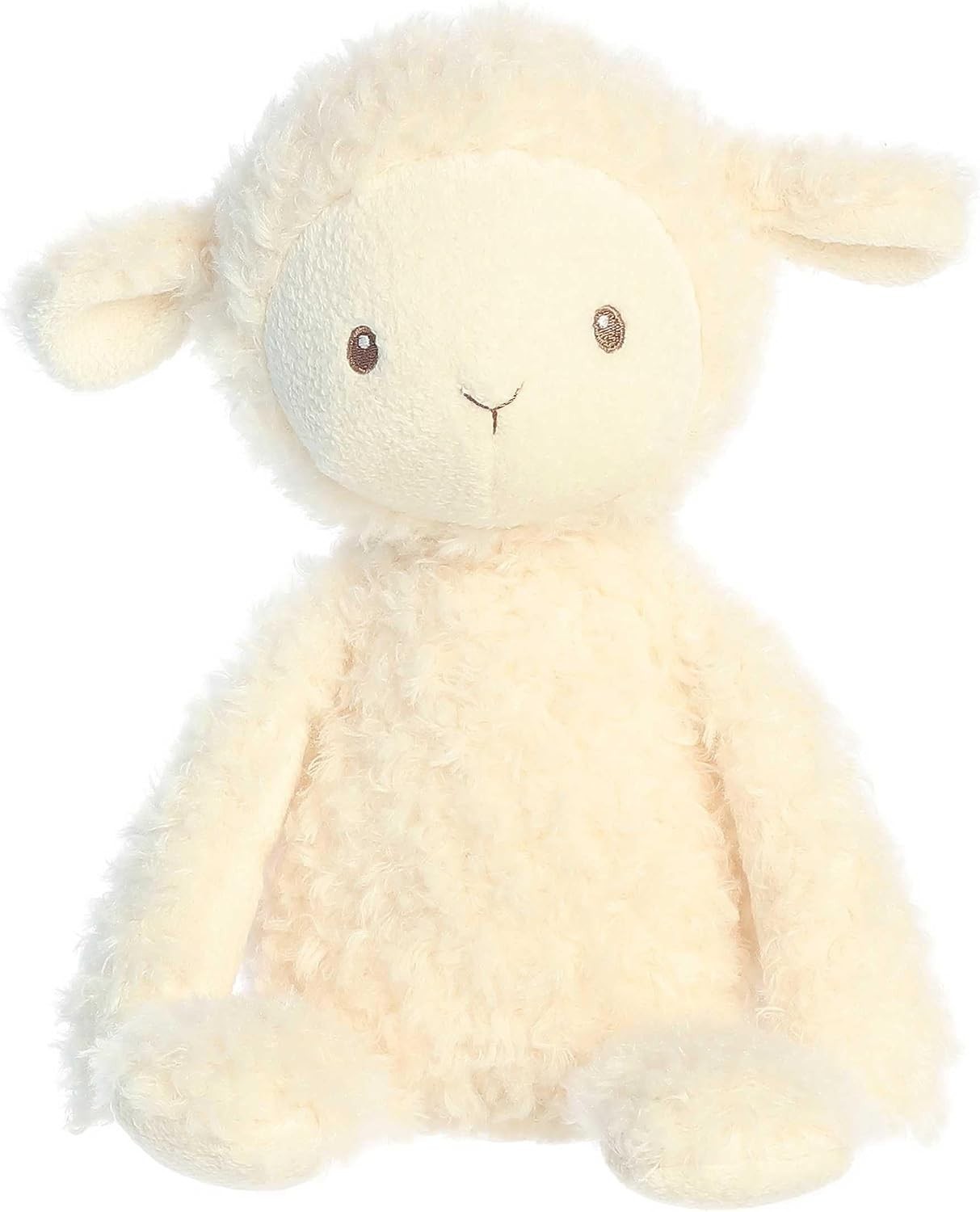 Aurora® Playful Cherub Lamb™ Lamb Baby Plush Stuffed Animal Toy, Cream 13 in