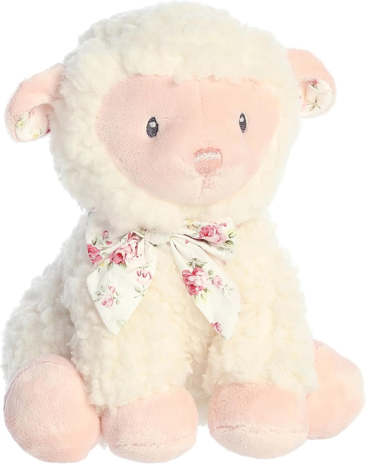 Aurora® Playful Blessing Lamb™ Girl Lamb™ Baby Stuffed Animal Toy, Pink, 9 inch