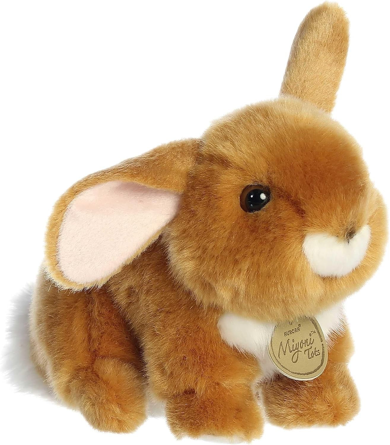 Aurora® Adorable Miyoni® Tots Playful Baby Bunny Stuffed Animal- Ginger 8 Inches