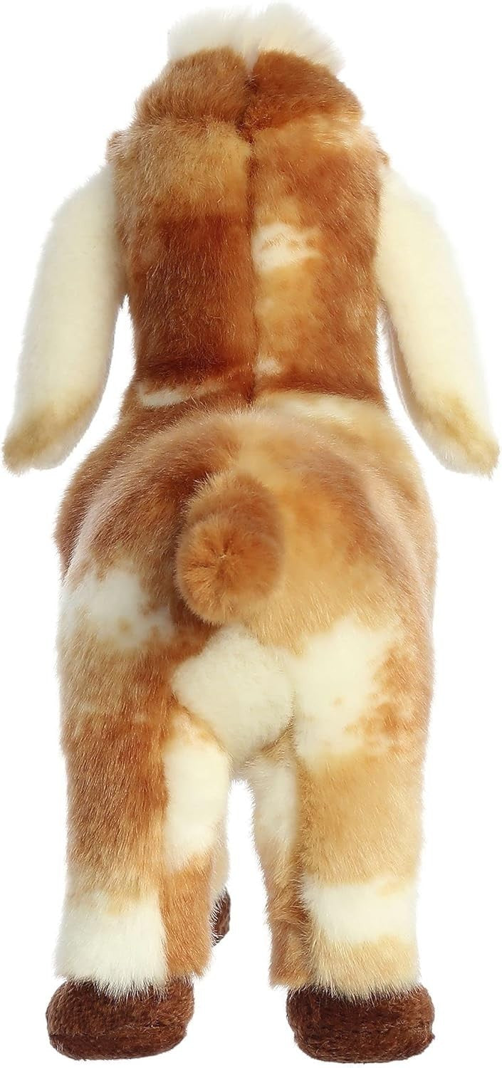 Aurora® Miyoni® Tots Nubian Goat Kid Plush Stuffed Animal Toy- Brown 11 Inches