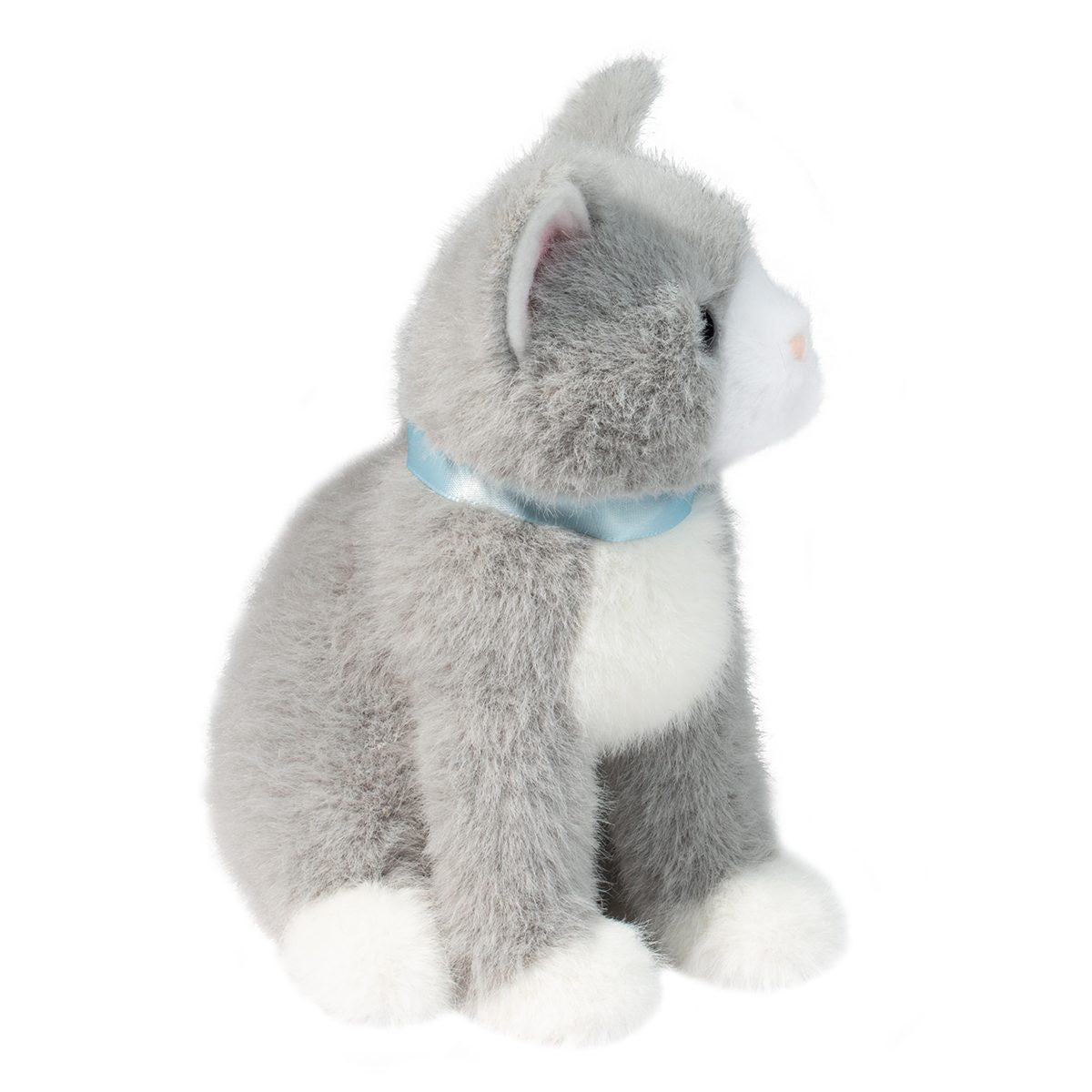 Douglas Toys Mini Gray Cat Plush Stuffed Animal Toy, 6"