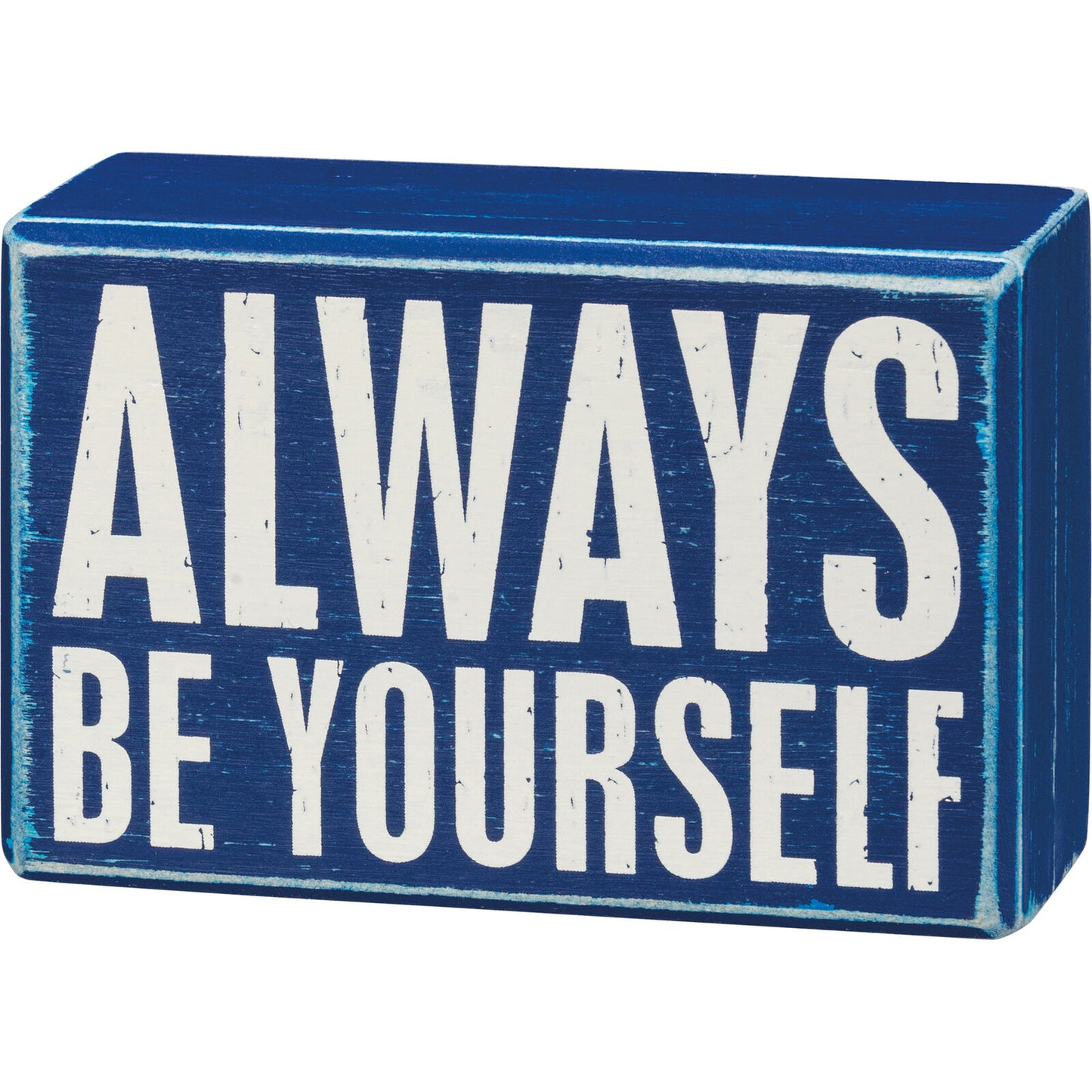 Primitives by Kathy Box Sign & Pair of Socks Set - Rainbow Always Be Yourself