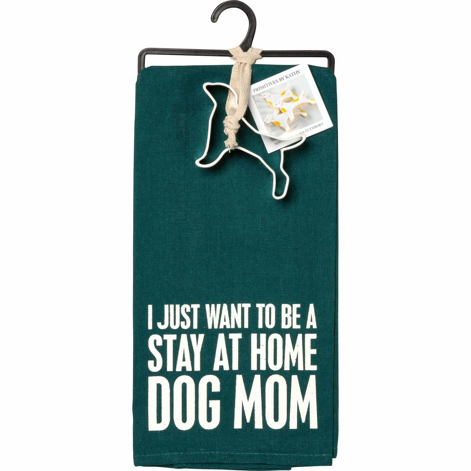 Primitives by Kathy Towel & Cutter Set - Stay at Home Dog Mom