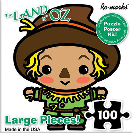 Re-Marks Wizard of Oz 100 Large Piece Puzzle Cube - Scarecrow