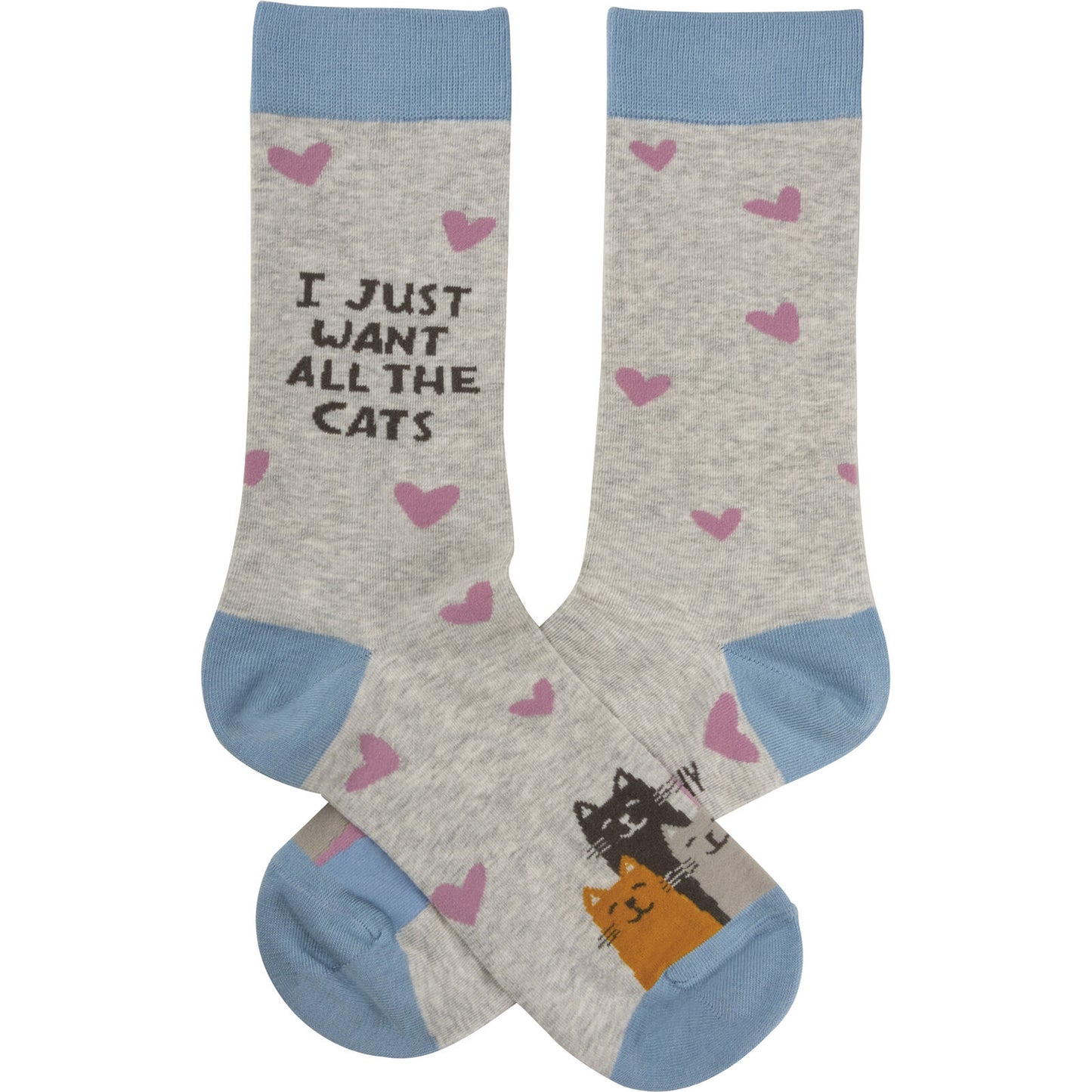 Primitives by Kathy Socks - Socks - I Just Want All The Cats
