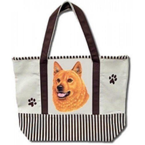 ES Pets 68575-129 Finnish Spitz Heavy Duty Canvas Tote Bag