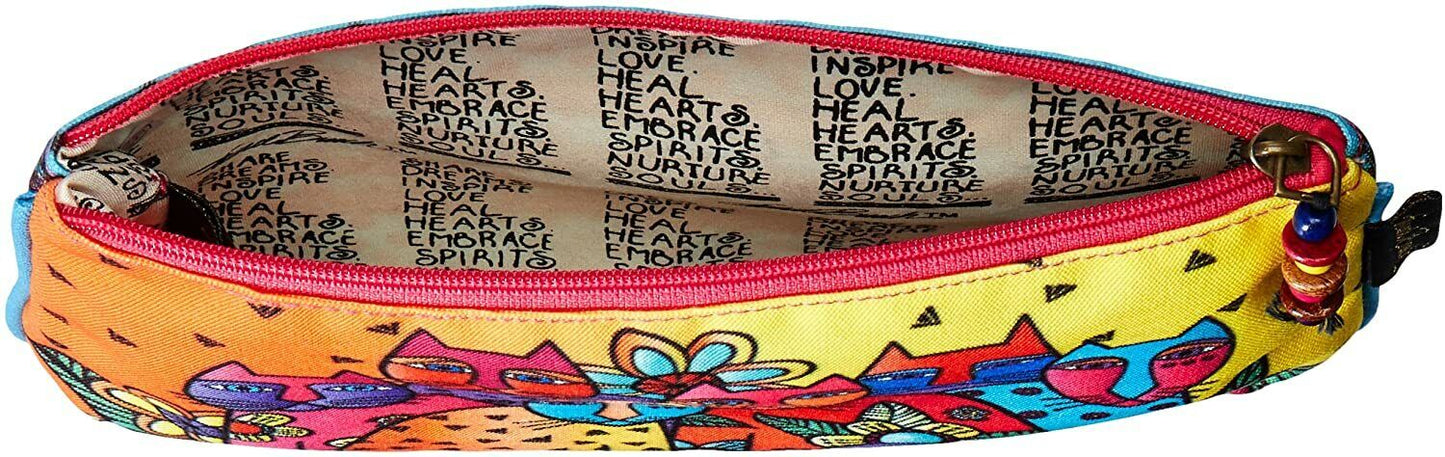 Laurel Burch Cosmetic Bag, Feline Clan, Set of 3