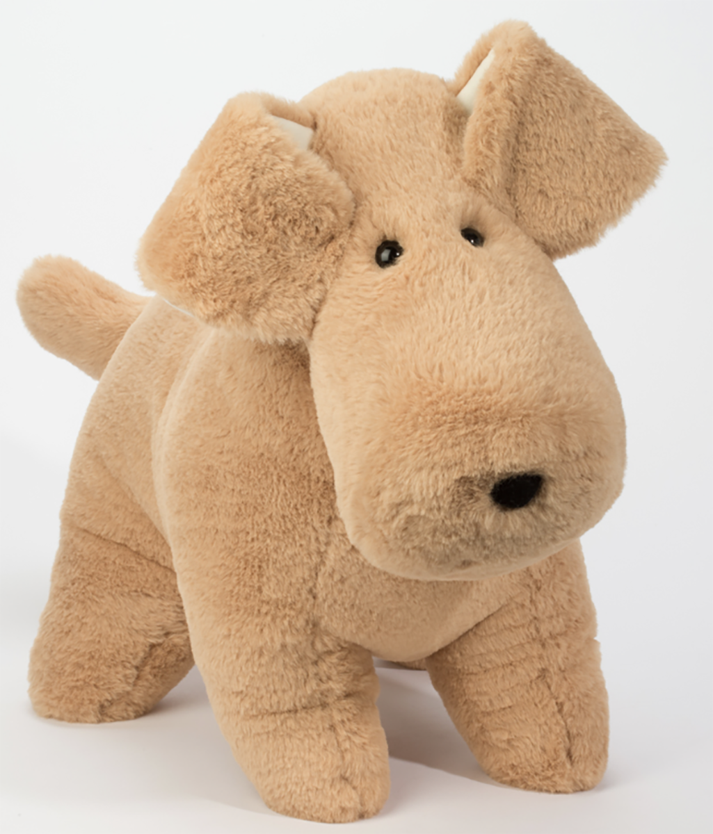 Douglas Toys Tim Tan Dog Super Muzzle Plush Stuffed Animal Toy, 18" long
