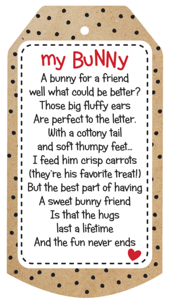 Ganz HE10478 Carrots Brown Bunny Plush Toy, 17-inch